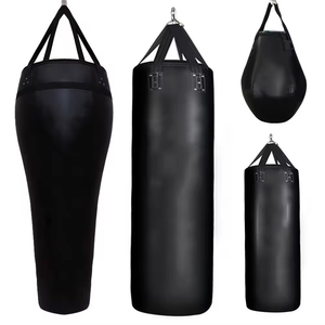 Sac de frappe lourd Bigwood Sports en cuir PU, 5 kg, remplissage de sable, pour l'entraînement de boxe, de taekwondo, équipement de gym à domicile, personnalisable - Product Image 1
