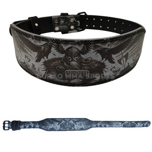 Cinturón de Levantamiento de Pesas para Entrenamiento en Gimnasio, Cinturón de Soporte de Fuerza con Logotipo Personalizado, Tamaño y Color por BURAQ MMA SPORTS - Product Image 4