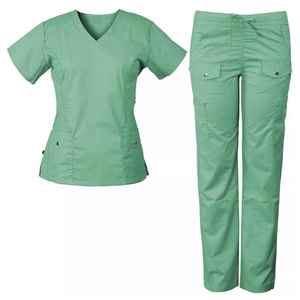 Meilleures ventes 2026 Ensemble d'uniformes médicaux personnalisés pour femmes en Spandex/Polyester extensible, avec détection d'aiguilles, service OEM, pour usage hospitalier - Product Image 1