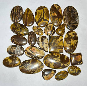 Imagen australiana jaspe cabujón Natural DIY arte artesanía colgante collar fabricación de joyas al por mayor piedras preciosas sueltas - Product Image 3