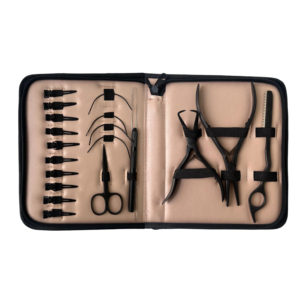 Los kits de herramientas para extensiones de cabello más demandados, de acero inoxidable, color negro, con revestimiento de papel, a precios bajos y asequibles. - Product Image 2