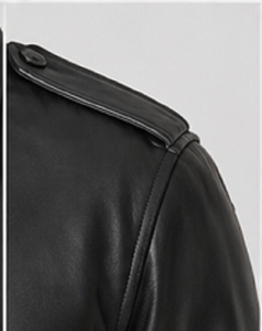 Men's Genuine Sheep Skin Vintage Bomber Jacket Zip Front Winter Premium Outerwear Casual Stylish Windproof <b>Heated</b> Turn-down - Product Image 6