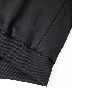 OEM Custom Men's Women's Oversized Half Zip Sweatshirt <b>Mock</b> <b>Neck</b> Plain Cotton Streetwear <b>Top</b> - Product Image 4