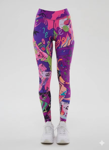 Nuevo Diseño Personalizado, Leggings Deportivos de Verano para Mujer, Transpirables, Casuales, de Cintura Media, Compresivos, para Gimnasio - Product Image 5