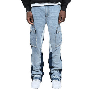 Men's Lightweight Cargo <b>Pants</b> Breathable Cotton Blend Multi Pocket Utility Trousers Casual <b>Work</b> Outdoor Travel and Daily Wear - Product Image 2