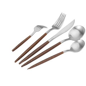 4 Pieces Tea / <b>Coffee</b> <b>Spoon</b> Set Stainless Steel & Agate Joint with Handle Kitchenware & Table Top Kitchen Cutlery - Product Image 5