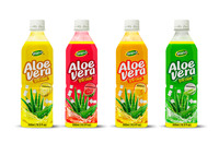 Premium Natuurlijke Aloë Vera Gezonde Drank met Fruit smaak 500ml PET Fles |   WANA Drankjes Vietnam Fabrikant