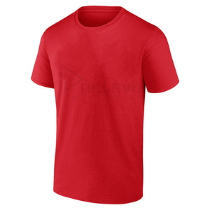 Camiseta de Algodón Lisa para Hombre, Manga Corta, Cuello Redondo, Corte Regular, Estilo Informal, Color Sólido, Tejido de Punto Jersey, Camiseta Elástica para Mujer - Product Image 5
