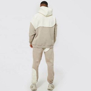 Conjunto Deportivo Personalizado de Invierno para Hombre, Estilo Casual Urbano, 100% Algodón Ecológico, Antibacterial, Transpirable, con Capucha, 2 Piezas, Liso - Product Image 4