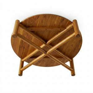 โต๊ะกาแฟนิวาราไม้สักแท้คุณภาพพรีเมียม สไตล์สแกนดิเนเวียน โมเดิร์น มินิมอล  ขายดี  ผิวสัมผัสสีน้ำผึ้ง  ทนทาน เป็นมิตรกับสิ่งแวดล้อม - Product Image 2