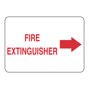 Panneau d'extincteur haute visibilité Brady, durable, pour intérieur et extérieur, signalisation de sécurité - Product Image 2