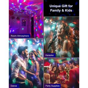 Lumières musicales activées par le son Luditek, éclairage de fête DJ avec télécommande - Product Image 2