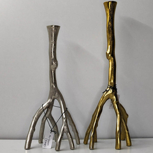 Pillar <b>Candle</b> Holder Aluminium Modern Design for Wedding and Easter Party Centerpiece Home Decoration - Product Image 4