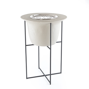 Weather Resistant Metal <b>Heater</b> Stand For Outdoor Patio Garden And Balcony <b>Heater</b> Support - Product Image 1