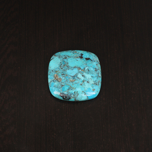 Pierre précieuse cabochon en turquoise naturelle d'Arizona, 106,7 carats, 37x37 mm, pour la création de bijoux - Product Image 4