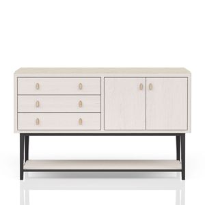 Aparador Vanilla con Base de Metal, Elegante Pieza de Mueble - Product Image 1