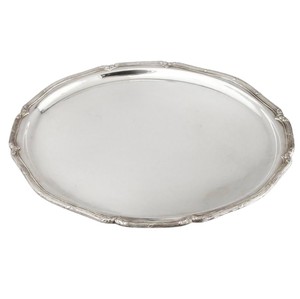 Assiettes de Présentation Dorées Rondes à Motifs Floraux en Relief – Décoration de Table pour Mariages et Fêtes – Vente en Gros – Vaisselle Élégante pour Banquets - Product Image 5