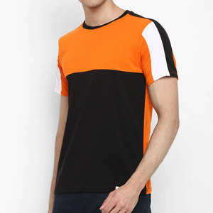 T-shirt pour homme personnalisé avec logo imprimé, 100% coton, col rond, coupe ample, service OEM personnalisé, couleur unie. - Product Image 2