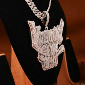 Pendentif Hip Hop en Argent Massif 925 Plaqué Or Jaune avec Breloque Étoile Rotative en Moissanite, Bijou Unisexe pour Fête, Sans Nickel - Product Image 5