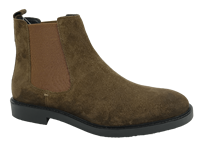 Sepatu Chelsea Pria, Bahan Kulit Nappa, Sol TPR, Model Slip-On, Resleting Samping, Midsole EVA Bernapas, Nyaman untuk Semua Musim, Warna Solid