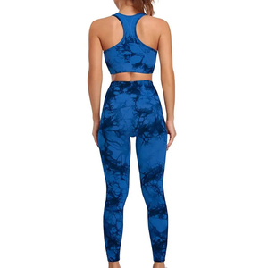 Private Label Women's Breathable for Workout Yoga Sets for Summer Wear 2026 <b>Top</b> Design Leggings & Bra Sets - Product Image 6
