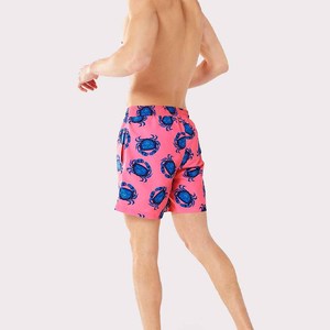 Shorts de bain décontractés en polyester pour hommes, style urbain, collection été 2026, vente en gros, shorts de plage imperméables pour hommes - Product Image 3