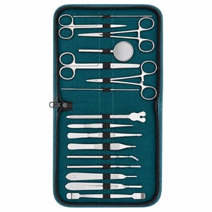 Kit de dissection anatomique professionnel de qualité supérieure, 17 pièces, instruments manuels en acier inoxydable de haute qualité, pour étudiants en médecine, CE ISO - Product Image 2