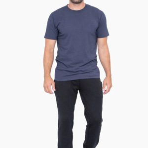 Camiseta de Hombre de Diseño Personalizado, Manga Corta, 100% Algodón, Secado Rápido, Transpirable, Color Sólido, Corte Regular, Cuello Casual - Product Image 3