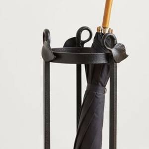 Elegante Soporte de Hierro Artesanal para Paraguas, Soporte Alto de Almacenamiento para Suelo con Bandeja Inferior para Recogida de Agua, Ideal para Entrada, Pasillo, Sala de Estar u Oficina - Product Image 3