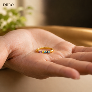 Anillo de Compromiso de Moissanita con Diamantes de Colores Arcoíris, Anillo de Boda de Plata 925 con Corte Redondo para Mujer, Joyería de Regalo - Product Image 2