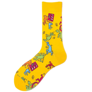 Large Size Colorful Men's Cotton <b>Socks</b> Cotton Popular Couples Cartoon <b>Socks</b> <b>Women</b> - Product Image 5