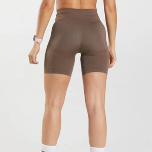 Shorts de Yoga Personalizados sin Costuras de Alta Calidad para Mujer, Ropa Deportiva para Gimnasio, Transpirable, Ecológica, con Tela con Memoria y Estampado Animal - Product Image 4