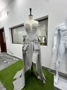 Corsé Moldeador de Cintura Transpirable para Mujer con Lazo, Vestido Sexy Reductor de Cuerpo, Cincher Tallas Grandes y Ajustable con Cordones - Product Image 2