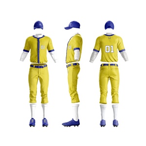 OEM Unisex Baseball Softball Sportswear High Quality Custom Logo Breathable Soft Plus Size Stand New Design Wholesale 100% - Product Image 1