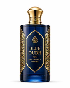 Parfum en spray Blue Oud 500 ML, parfum de luxe moderne boisé fruité pour le corps, pour une utilisation quotidienne, longue durée, emballage personnalisé - Product Image 1
