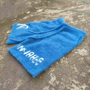 Shorts de Mohair Directo de Fábrica, Tejido Intarsia, Pedidos al por Mayor, Logotipo Personalizado, Precio de Fábrica - Product Image 2