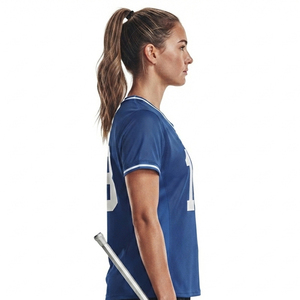 Camisetas de Lacrosse de Malla de Alto Rendimiento para Mujer, Camiseta de Lacrosse de Malla de Secado Rápido para Mujer, Sublimación, Camiseta de Lacrosse 100% Poliéster - Product Image 3