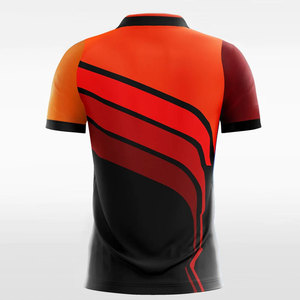 เสื้อฟุตบอลผู้ชายสไตล์ใหม่ลดราคาพิเศษ ผ้าโพลีเอสเตอร์ 100% ระบายอากาศได้ดี แห้งเร็ว น้ำหนักเบา คอกลม แขนสั้น รับสกรีนชื่อทีม - Product Image 4
