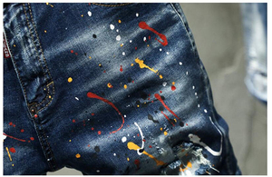 Shorts en jean déchirés et usés pour hommes, style estival, nouvelle collection, qualité supérieure, vente en gros, personnalisables 2026 - Product Image 6