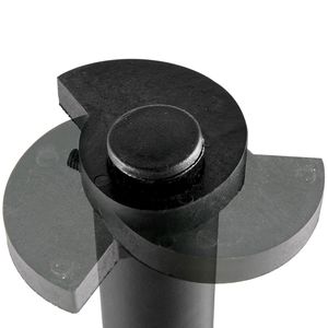 Portavetro per Parabrezza in Acciaio 9 Lite, Altezza 24 Pollici, Portavetro in PVC P, Accessorio per Camion - Product Image 4