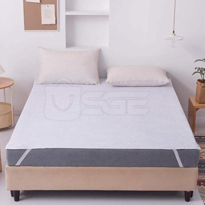 Soft Touch Knitted 4 Corner Elastic Mattress Protector Waterproof Protection 400TC Luxury Fabric Machine Washable Durable - Product Image 1