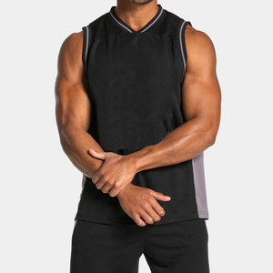 <b>Men</b> Tank <b>Top</b> Wholesale Summer Apparel Tank <b>Top</b> Customized Low Price <b>Cropped</b> Cut Out Design Cotton Jersey Ribbed Fabric Woven - Product Image 1