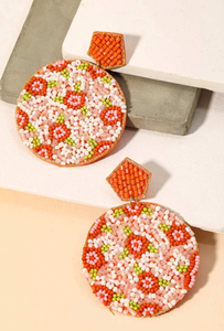 Nuevo Diseño 2023, Abalorio Colgante con Cuentas de Cristal en Forma de Rosa Rosa Coral, Flor Dorada de Moda, Regalo Único para Boda o Día de la Madre, por MULTI CRAFT - Product Image 2