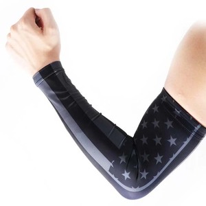 Manchons de compression sportifs unisexes personnalisés, résistants à l'eau, respirants, écologiques, sans coutures, en Spandex/Polyester, couleur unie - Product Image 2
