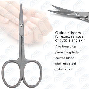 Ciseaux à logo personnalisé Plasma Premium Outil de toilettage de précision pour la coupe des cuticules et des ongles de qualité professionnelle de haute qualité - Product Image 2