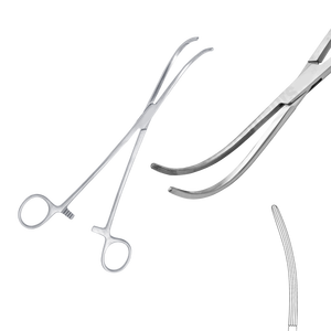 Crafoord Sellors, pinzas de ligadura curvadas de 90 grados y 23cm, instrumentos quirúrgicos de acero inoxidable, instrumentos del fabricante de Pakistán - Product Image 1