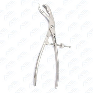คีมหนีบกระดูกสำหรับผ่าตัดขนาด8นิ้วทำจากสเตนเลสสตีลทนทานอุปกรณ์ทางการแพทย์ - Product Image 2