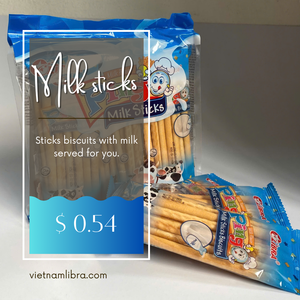 Milk Stick <b>Biscuits</b> 186g Creamy Sweet Snack ODM Vietnam Manufacturer Supply - Product Image 1