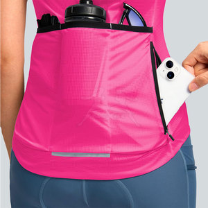 Maillot de cyclisme confortable pour femme, style course, en tissu léger, idéal pour l'extérieur - Product Image 5
