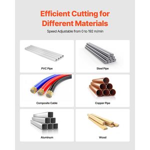 Sega a Nastro Portatile 20V, Taglio Profondo 2,56 Pollici, Motore Brushless 360W, Batteria 4.0 Ah, Sega Compatta Senza Fili AC 110V - Product Image 4